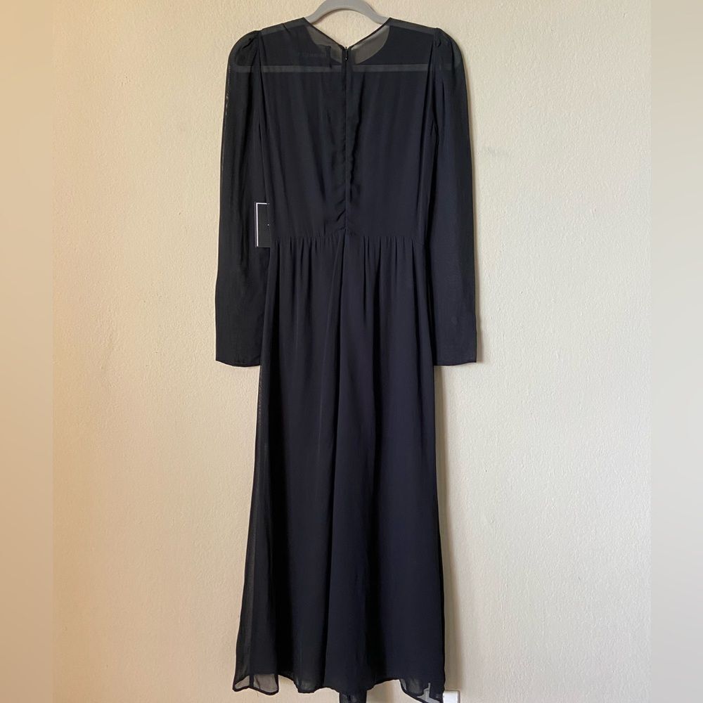 NWT Reformation Jupiter Midi Black Dress Size XS - Picture 7 of 10
